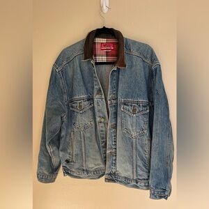 Vintage 90s Marlboro Country Denim Jacket Large Like New
